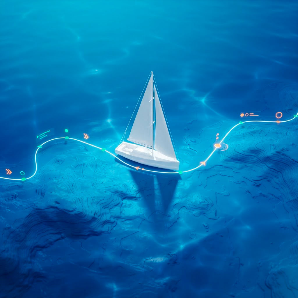 Sailing Log Logo